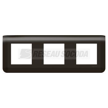  PLAQUE 3X2 NOIR MAT 