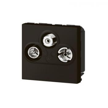  PRISE TV/R/SAT 2M NOIR MAT 