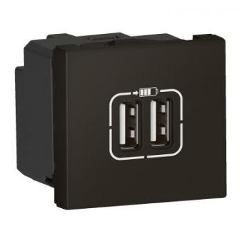  CHARG 2M 2USB A 2.4A 12W N MAT 