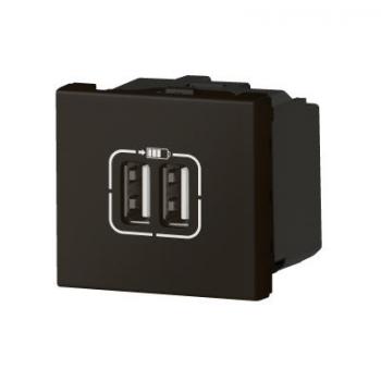  CHARG 2M 2USB A 2.4A 12W N MAT 