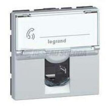  RJ45 C6 FTP 2 M MOSAIC ALU 