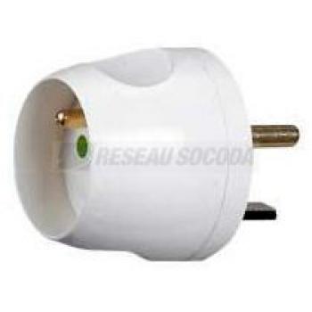  ADAPT.2P+T POUR 1FICH.S/P.20A 