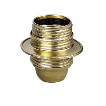  DOUILLE ACIER LAITON.E27 BAGUE 