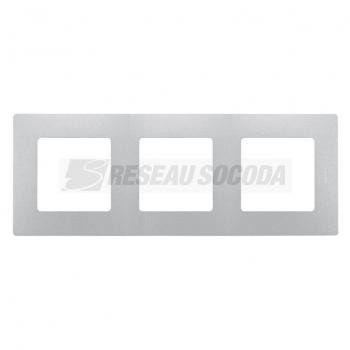  PLAQUE ARGENT 3 P ENTRAXE 71MM 