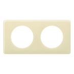  **PLAQUE 2P IVOIRE 
