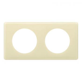  **PLAQUE 2P IVOIRE 