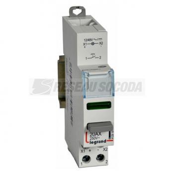  CX3 POUSS 1NO+V.VERT 12/48V 