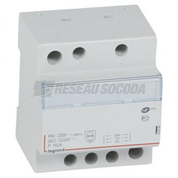  TRANSFO DE SECURITE 12/24 16VA 