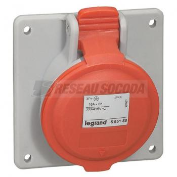  SOCLE TAB 16A 4P+T 415V IP44 