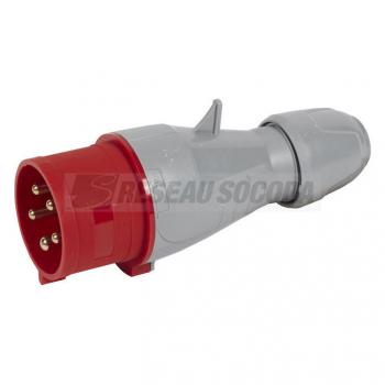  FICHE 32A 4P+T 415V IP44 