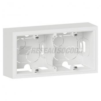  CADRE SAILLIE 2 POSTES BLANC 