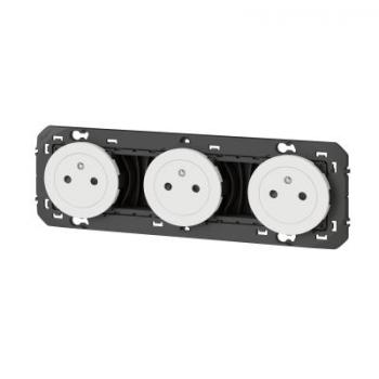 3X2P+T PRECABLEES BLANC 
