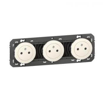  3X2P+T PRECABLEES BLANC 