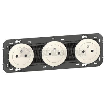  3X2P+T PRECABLEES BLANC 