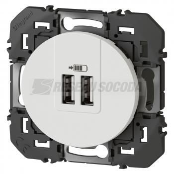 CHARG 2USB A+A 2.4A 12W BL 