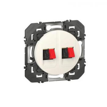  PRISE HT PARLEUR DOUBLE BLANC 