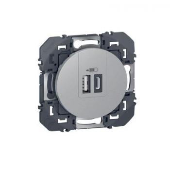  CHARG 2USB A+C 3A 15 W ALU 