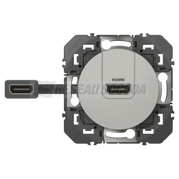  PRISE HDMI PRECONNECTEE ALU 