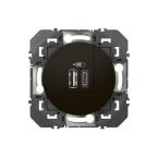  CHARG 2USB A+C 3A 15 W NOIR 