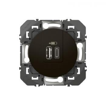  CHARG 2USB A+C 3A 15 W NOIR 