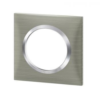  PLAQUE 1P STYLE INOX BROSSE 