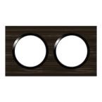  PLAQUE 2P STYLE BOIS EBENE 