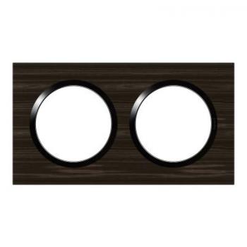  PLAQUE 2P STYLE BOIS EBENE 