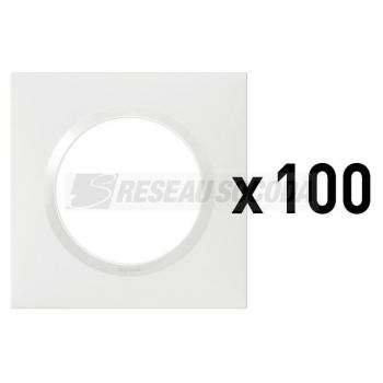  PLAQUE 1P BLANC X100 