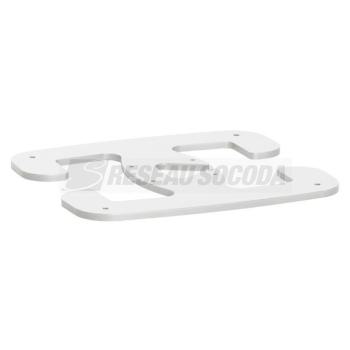  PIED POUR COLONNETTES BLANC 