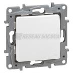  POUSSOIR 6A LUMI IP44 BLANC 