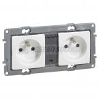  2X2P+T FB BA PRE-CABLEE BLANC 
