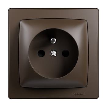  2P+T BORNES AUTO CPLT MARRON 