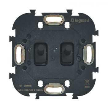  DOUBLE VV 1P A LEVIER NOIR MAT 