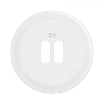  ENJO SIMPLE/DOUBLE USB BLANC 