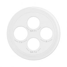  ENJO PRISE TV-R-SAT-SAT BLANC 