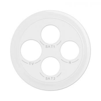  ENJO PRISE TV-R-SAT-SAT BLANC 