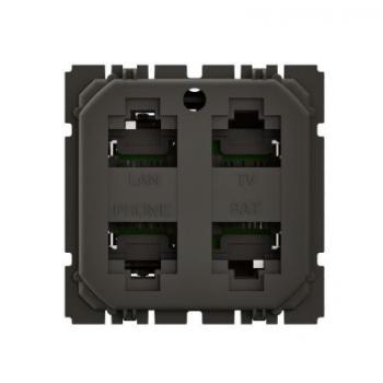  RJ45 MULTIMEDIA X4 STP CELIANE 