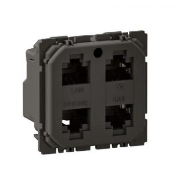  RJ45 MULTIMEDIA X4 STP CELIANE 