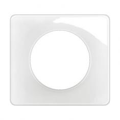 PLAQUE 1 POSTE BLANC EMAILLE 