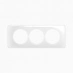  PLAQ 3P ENTR. 57 BLANC EMAILLE 