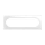  PLAQUE 6 A 8 MOD BLANC EMAILLE 