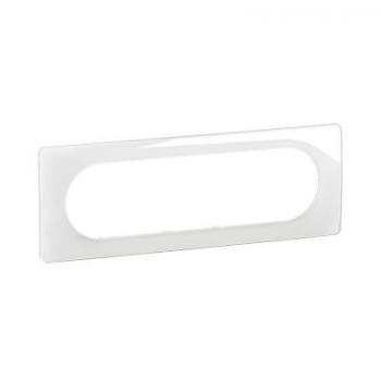  PLAQUE 6 A 8 MOD BLANC EMAILLE 