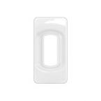  PLAQUE 1 MODULE BLANC EMAILLE 