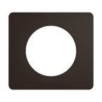  PLAQUE 1 POSTE NOIR MAT 