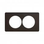  PLAQ 2P ENTR. 57MM NOIR MAT 