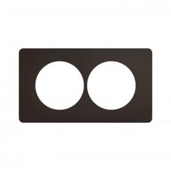  PLAQ 2P ENTR. 57MM NOIR MAT 