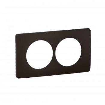  PLAQ 2P ENTR. 57MM NOIR MAT 