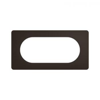 PLAQUE 4 A 5 MODULES NOIR MAT 