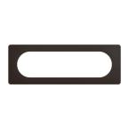  PLAQUE 6 A 8 MODULES NOIR MAT 