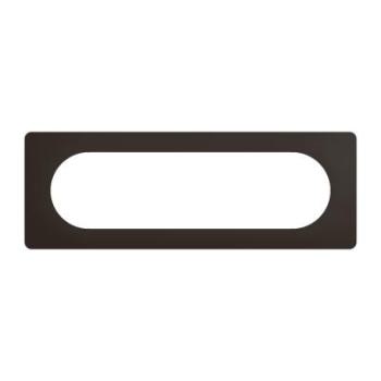  PLAQUE 6 A 8 MODULES NOIR MAT 